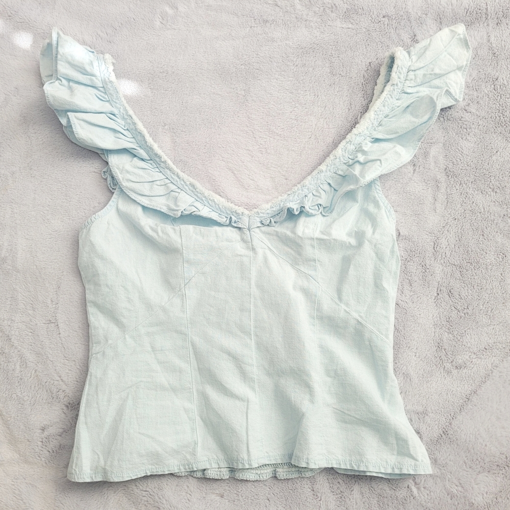 New Free People Denim Tank